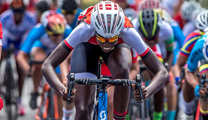 Teniel Campbell copped silver in the Pan Am women's time trial in Peru today.