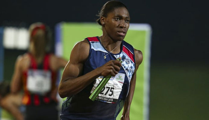  ‘The IAAF’s approach has plunged the sport into a quandary.’ Caster Semenya at an athletics meet in Johannesburg, April 2019. Photograph: Roger Sedres/AP