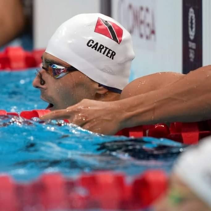 Trinidad and Tobago swimmer Dylan Carter