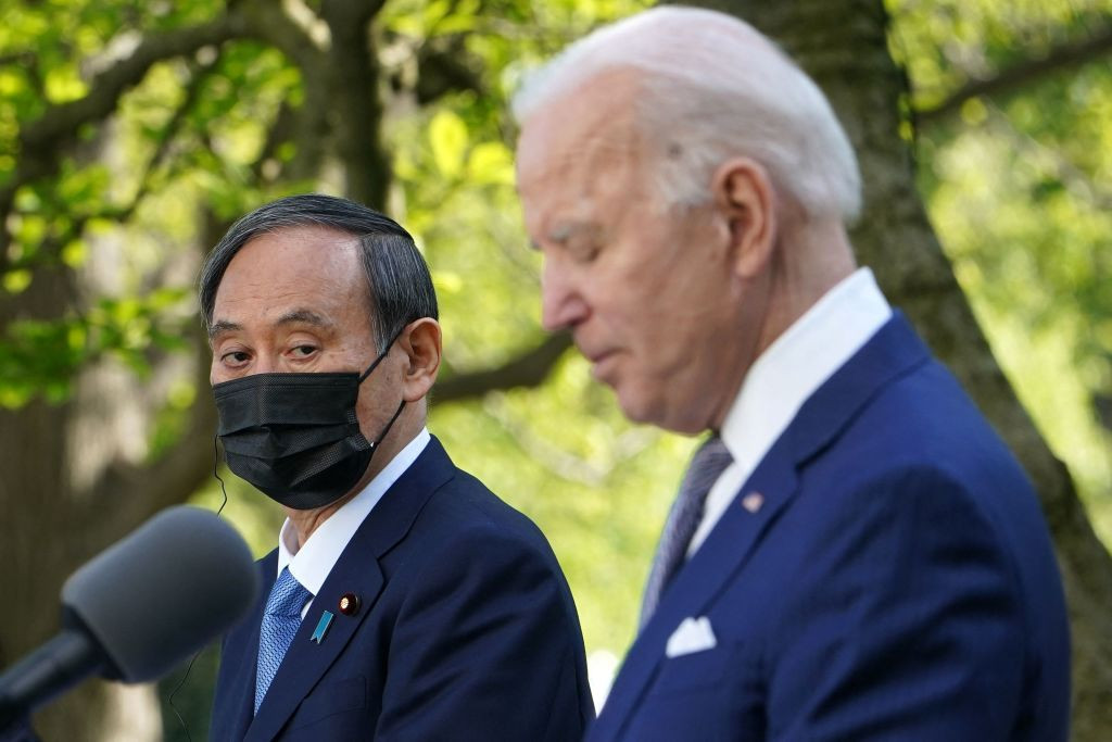 Biden backs Japan's bid to hold "safe and secure" Games at Tokyo 2020