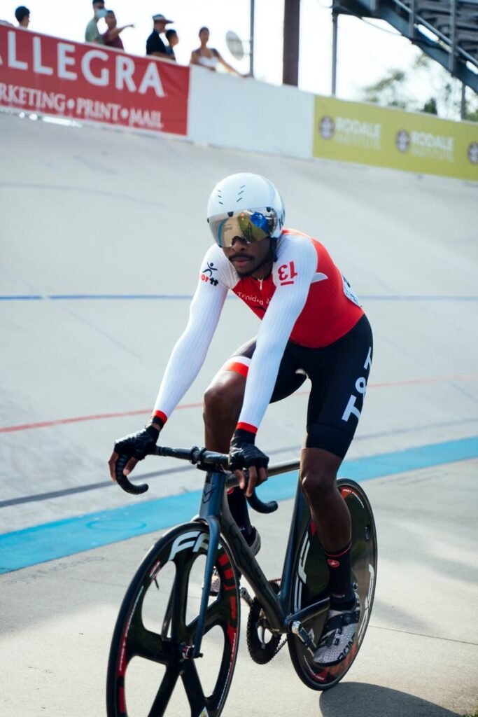 Trinidad and Tobago cyclist Akil Campbell (Image obtained at newsday.co.tt)
