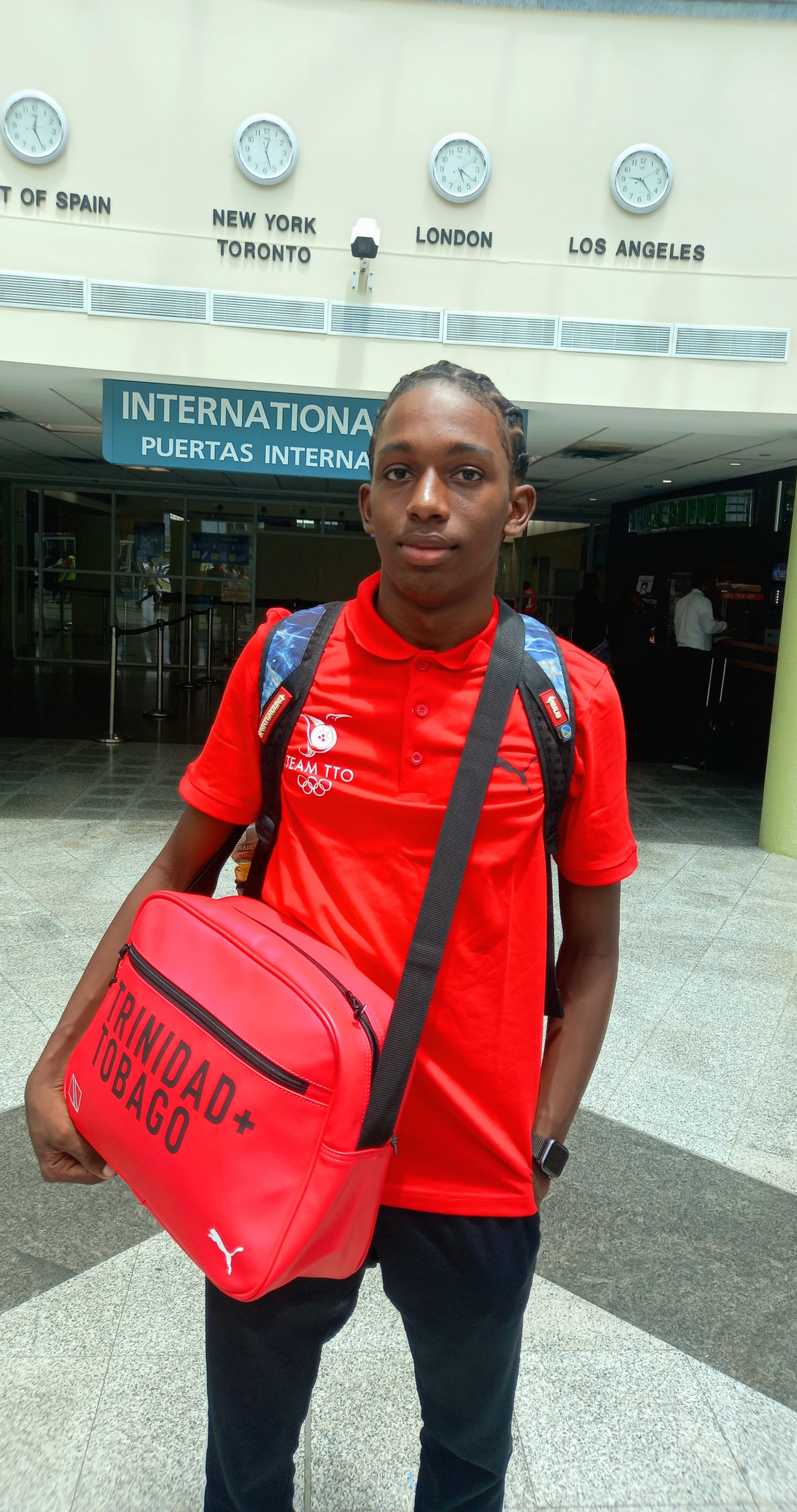 Chris Roberts of Bishops High Tobago left for Montreal, Canada on Wednesday (June 21) for the NBA/FIBA Basketball Without Borders Training Camp from June 22-25. Roberts is the lone T&T player attending the camp. (Image obtained at guardian.co.tt)