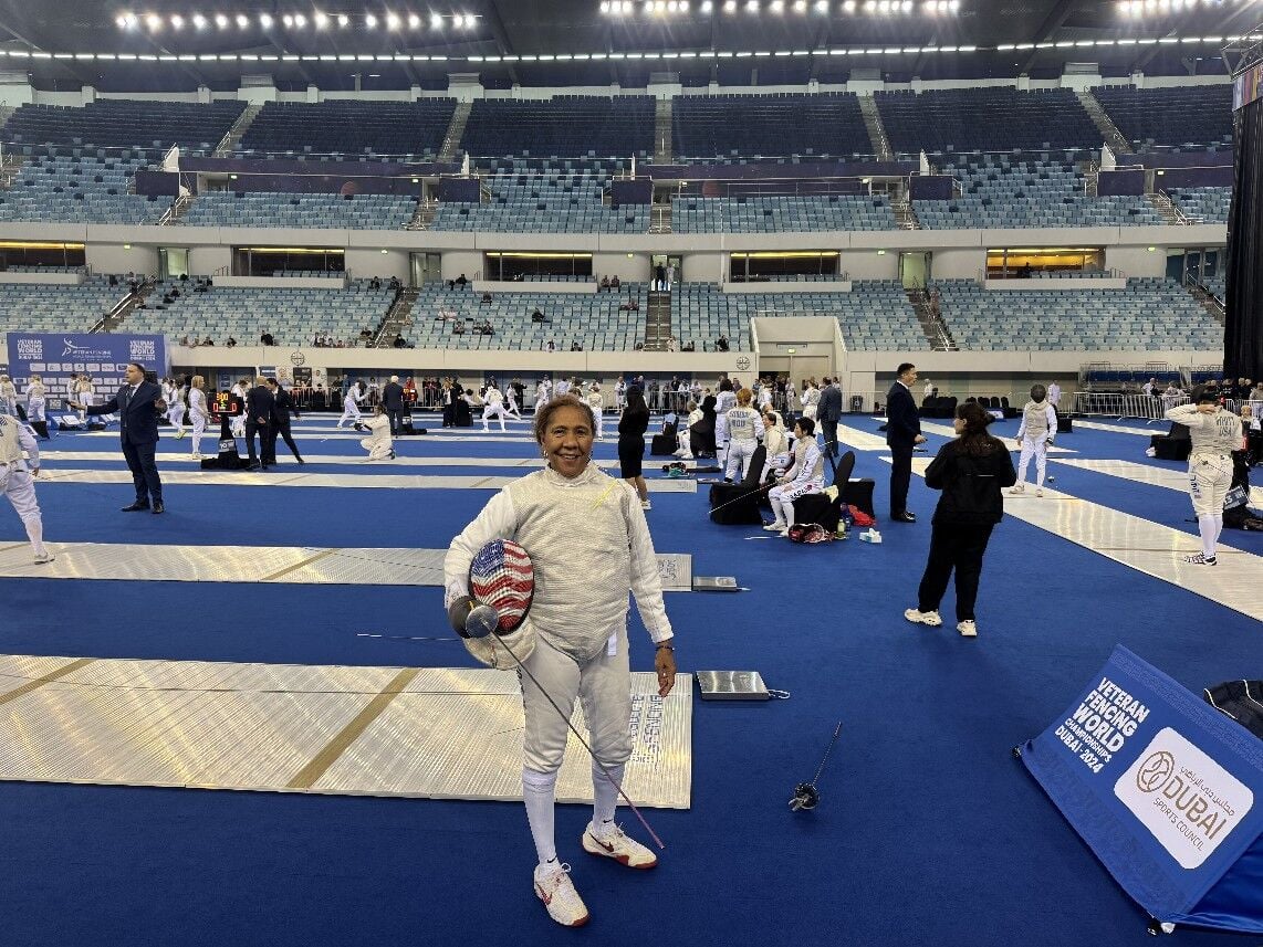 Veteran fencer Ann-Marie Walters. (Image obtained at newsday.co.tt)