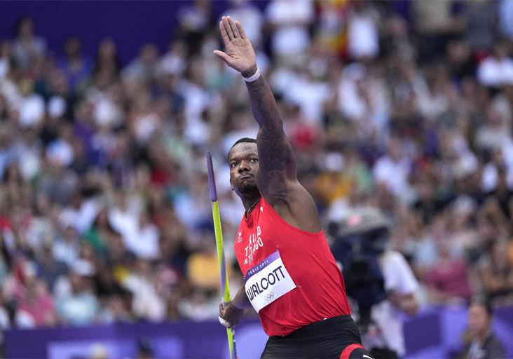 ABOUT TO UNLEASH: Trinidad and Tobago’s Keshorn Walcott during the men’s javelin throw qualification round at the 2024 Summer Olympics, in Saint-Denis, France, yesterday. —Photos: AP (Image obtained at trinidadexpress.com)